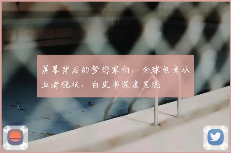 屏幕背后的梦想家们,全球电竞从业者现状,白皮书深度呈现